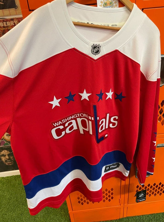 Washington Capitals NHL Jersey 2XL Red White Hockey Blank