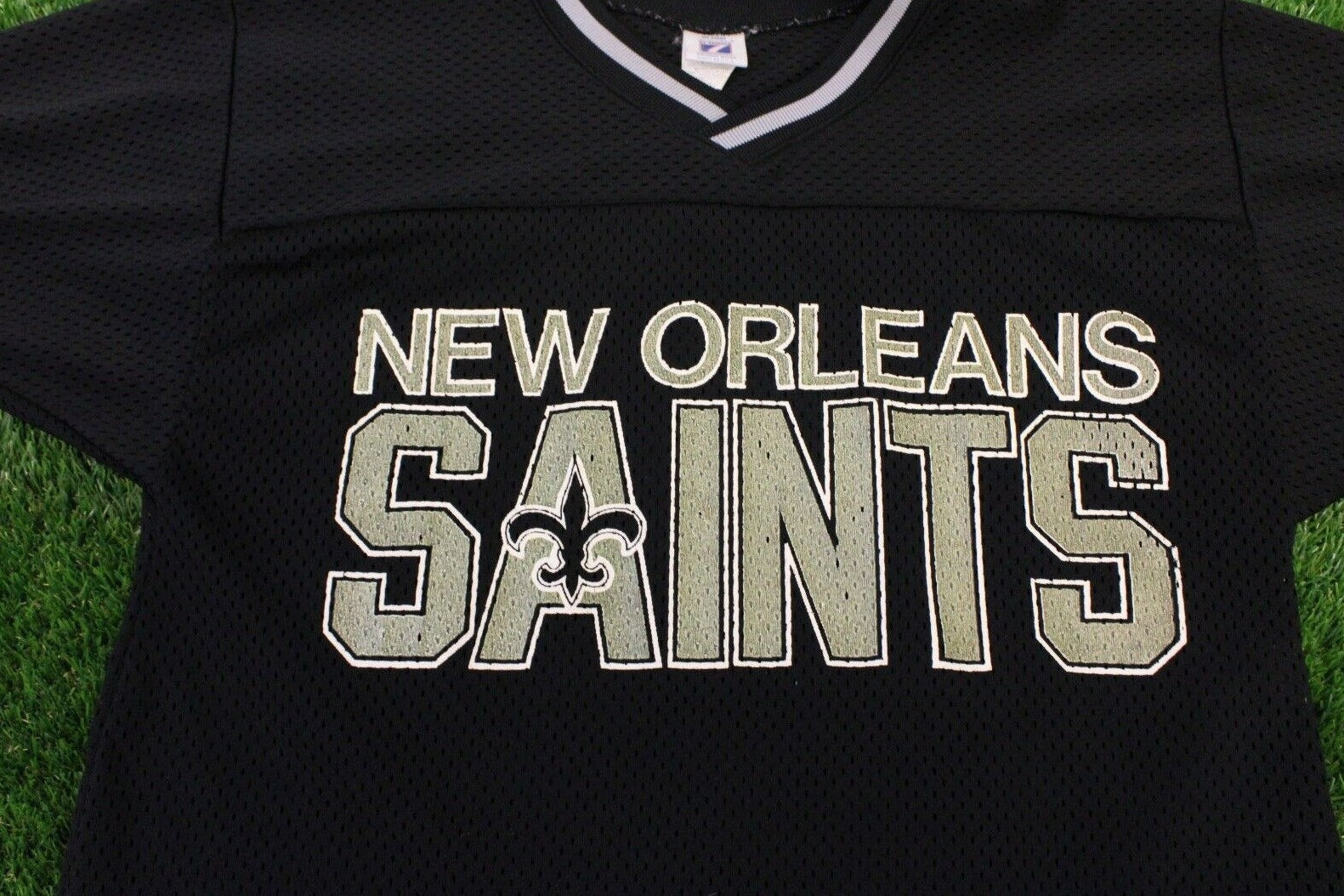 Logo 7 New Orleans Saints Jersey Large Blank Short Sleeve Clearwater Closet
