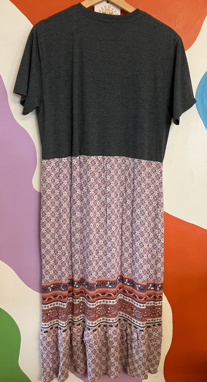Pink Floyd Liquid Blue Upcycled T Shirt Dress x Retro Chic Fashionista