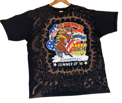 Bleach Drawn Tee 96' Rodeo Tee  x Hannah Cash Designs