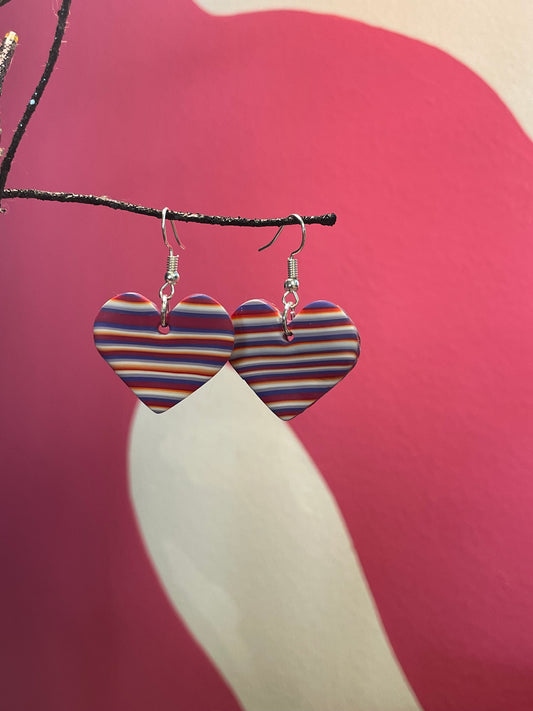 Striped Hearts