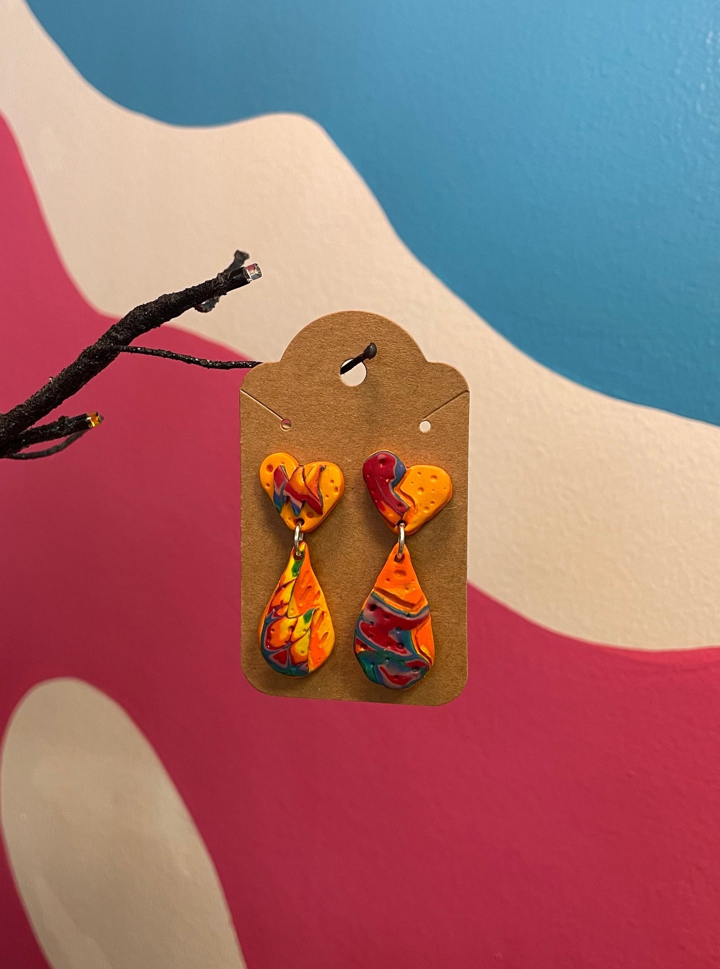 Cosmic Dangle Studs